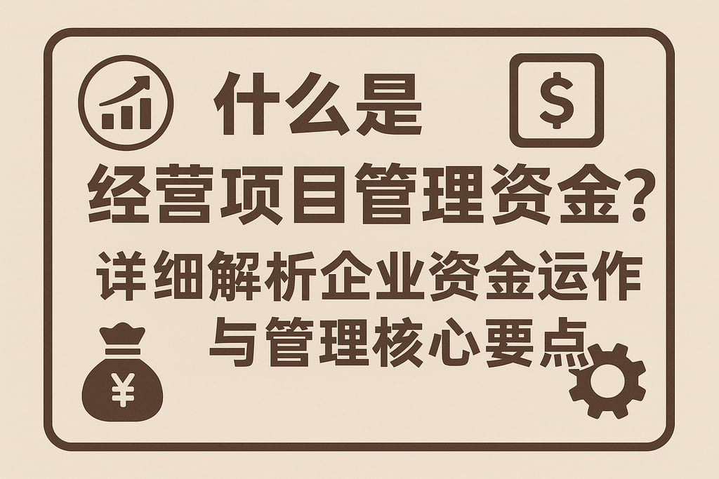 什么是经营项目管理资金？详细解析企业资金运作与管理核心要点