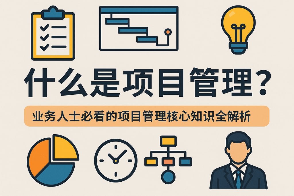 什么是项目管理？业务人士必看的项目管理核心知识全解析