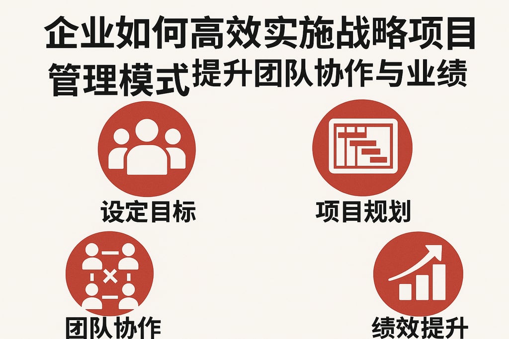 企业如何高效实施战略项目管理模式提升团队协作与业绩