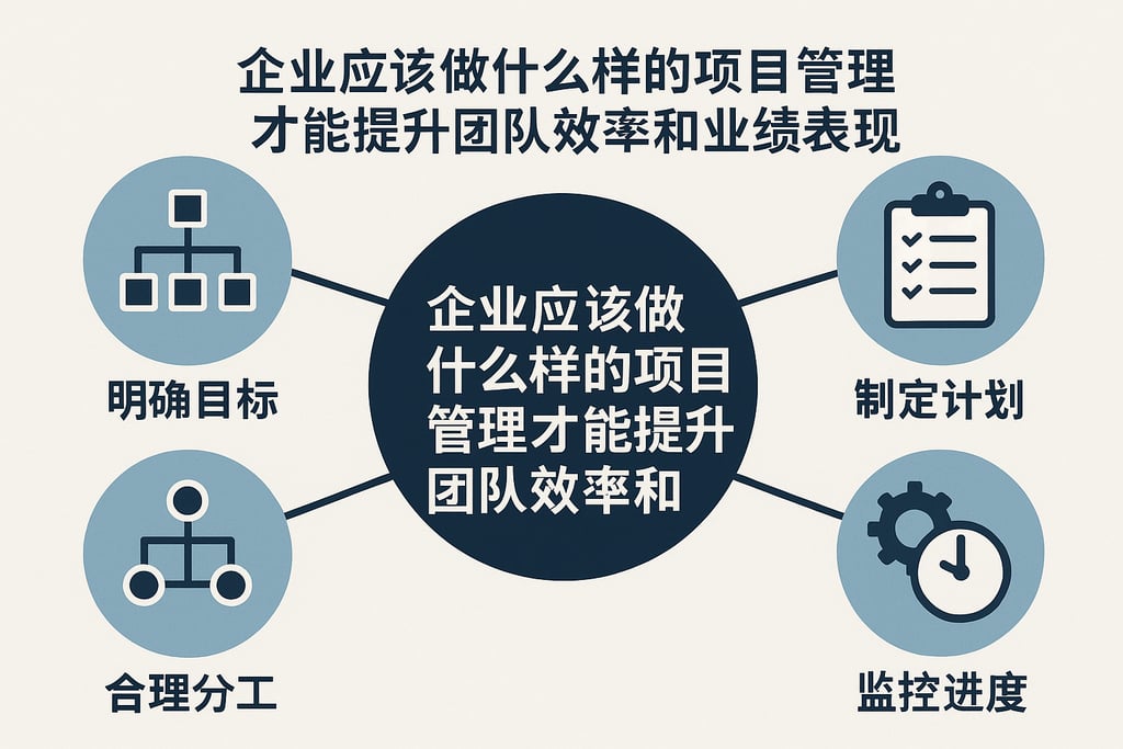 企业应该做什么样的项目管理才能提升团队效率和业绩表现