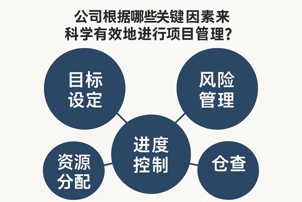 公司根据哪些关键因素来科学有效地进行项目管理？