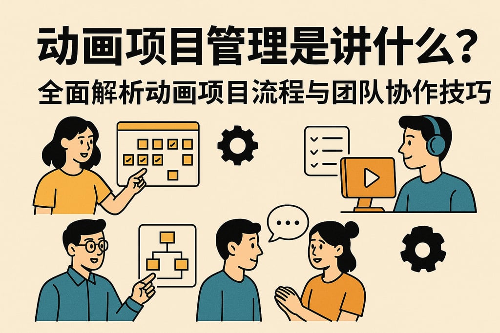 动画项目管理是讲什么？全面解析动画项目流程与团队协作技巧