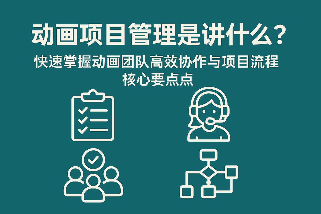 动画项目管理是讲什么？快速掌握动画团队高效协作与项目流程核心要点