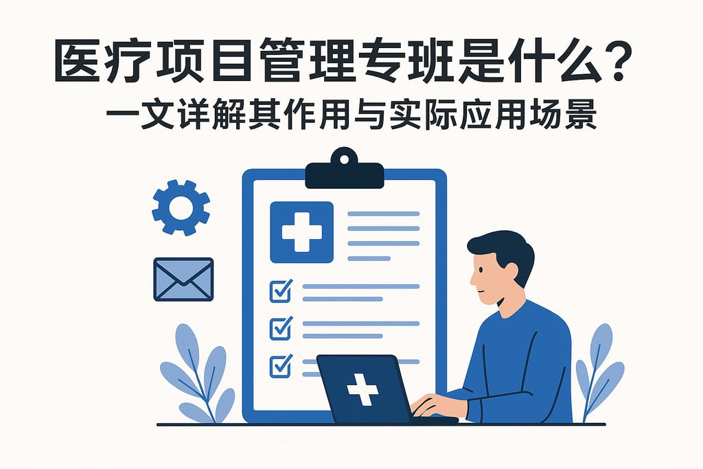 医疗项目管理专班是什么？一文详解其作用与实际应用场景