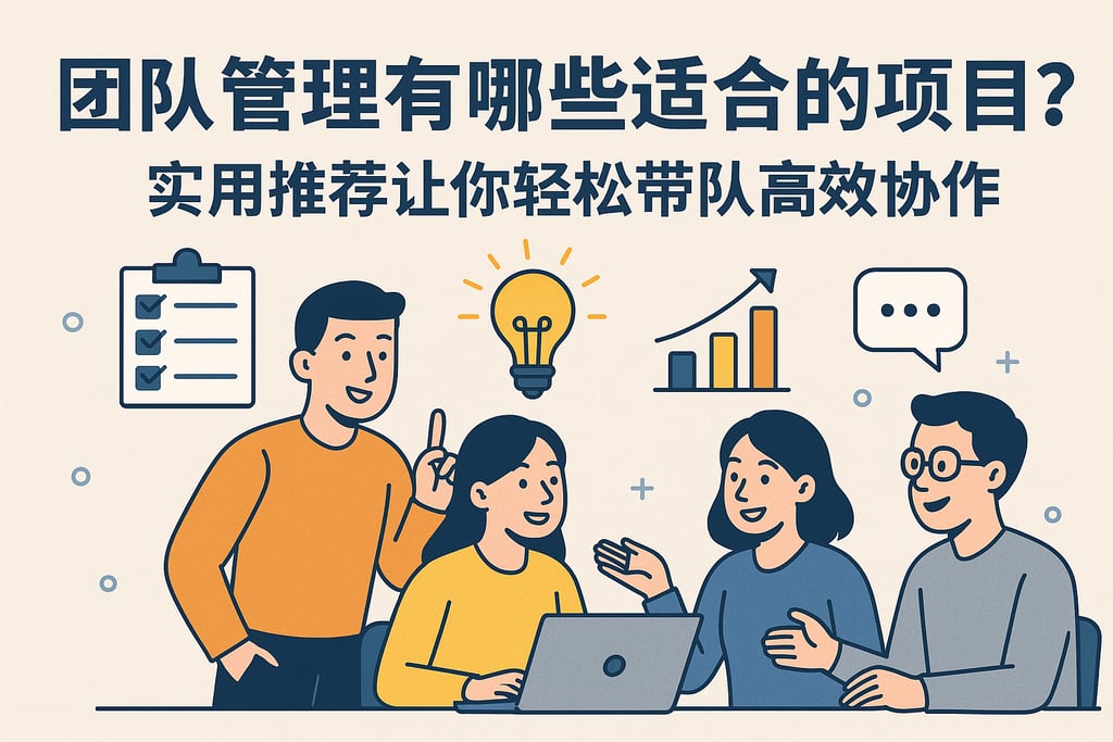 团队管理有哪些适合的项目？实用推荐让你轻松带队高效协作