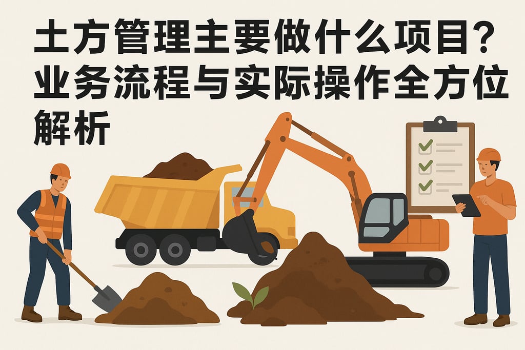 土方管理主要做什么项目？业务流程与实际操作全方位解析