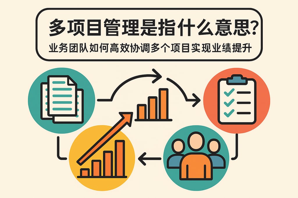 多项目管理是指什么意思？业务团队如何高效协调多个项目实现业绩提升