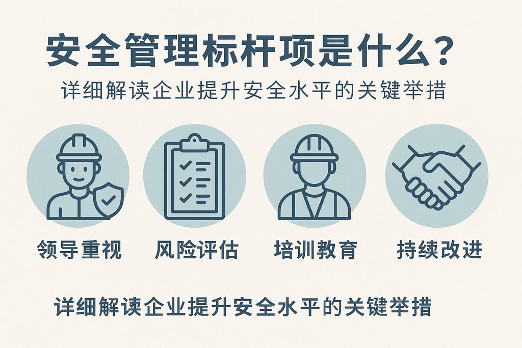 安全管理标杆项目是什么？详细解读企业提升安全水平的关键举措