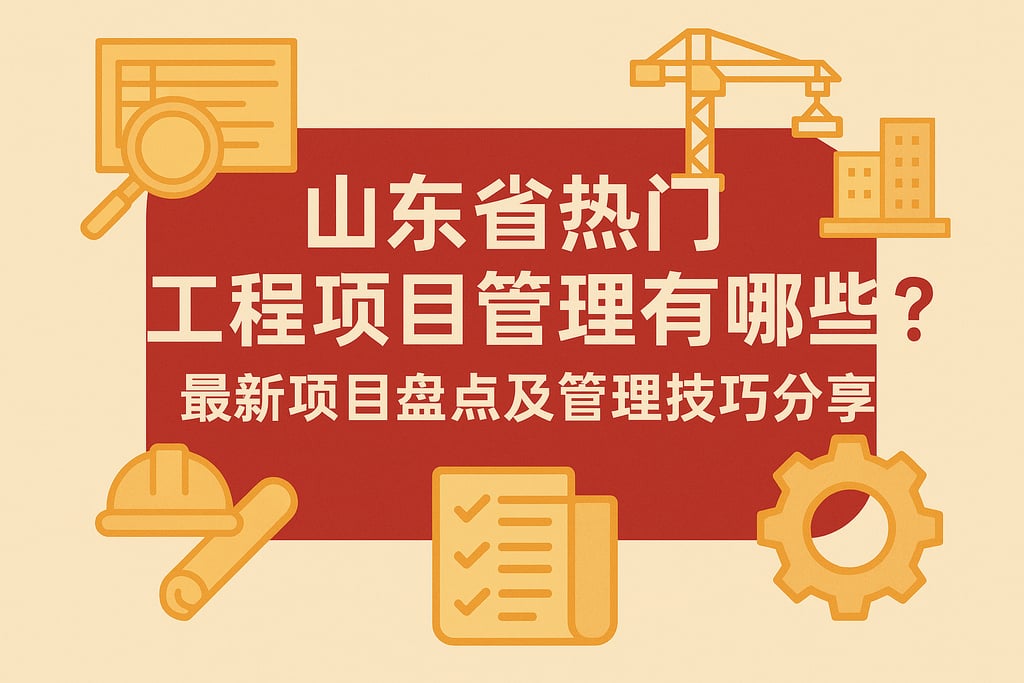 山东省热门工程项目管理有哪些？最新项目盘点及管理技巧分享