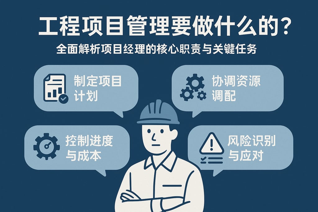 工程项目管理要做什么的？全面解析项目经理的核心职责与关键任务