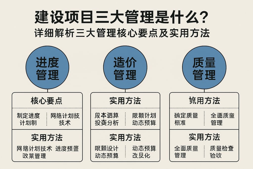 建设项目三大管理是什么？详细解析三大管理核心要点及实用方法