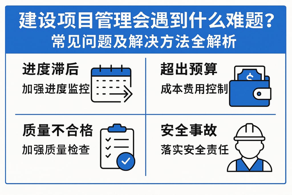 建设项目管理会遇到什么难题？常见问题及解决方法全解析