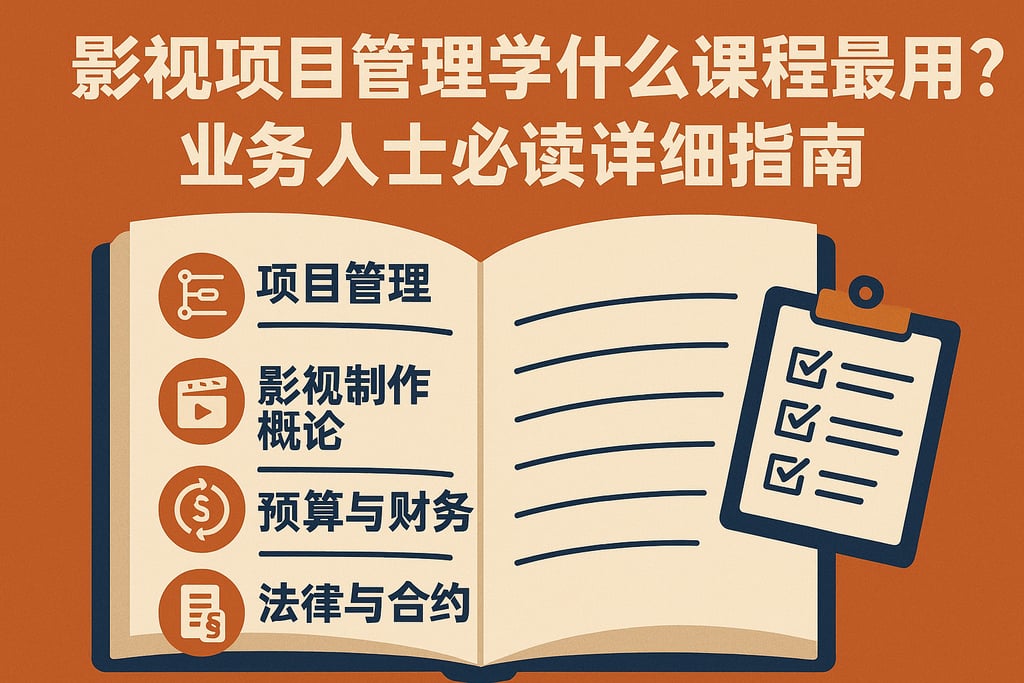 影视项目管理学什么课程最实用？业务人士必读详细指南