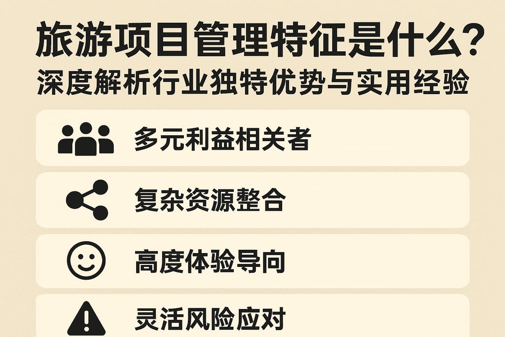 旅游项目管理特征是什么？深度解析行业独特优势与实用经验