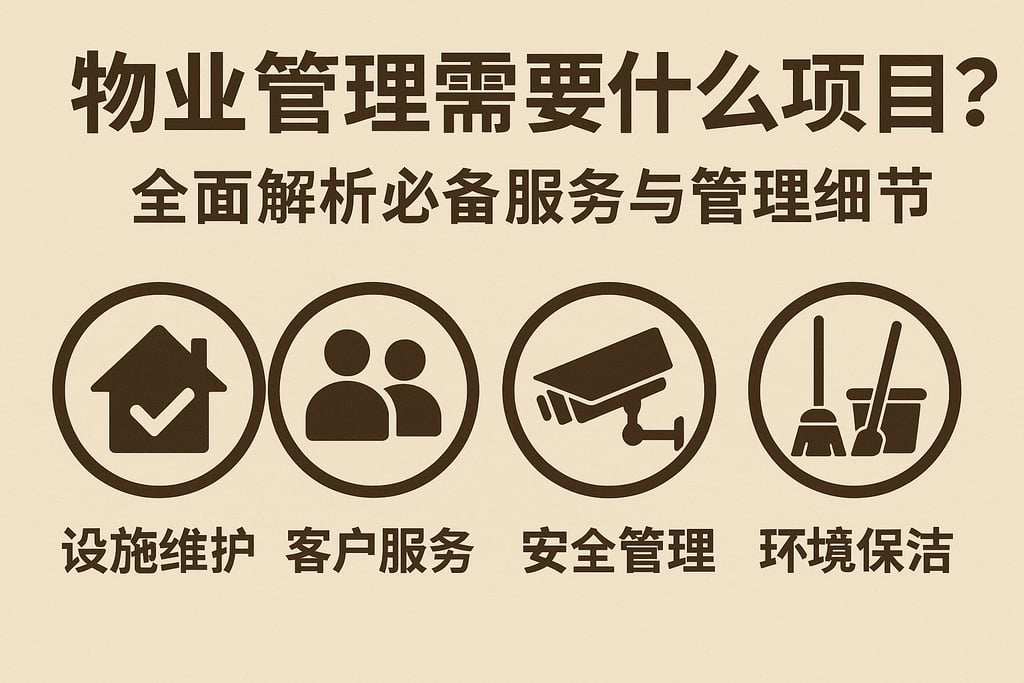 物业管理需要什么项目？全面解析必备服务与管理细节