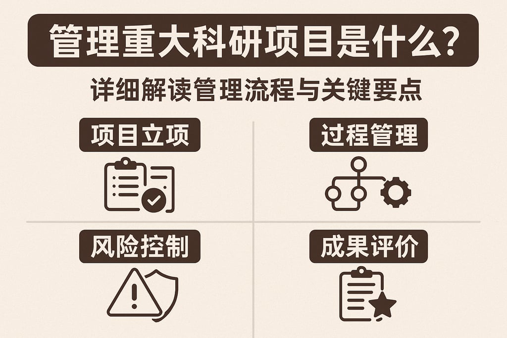 管理重大科研项目是什么？详细解读管理流程与关键要点