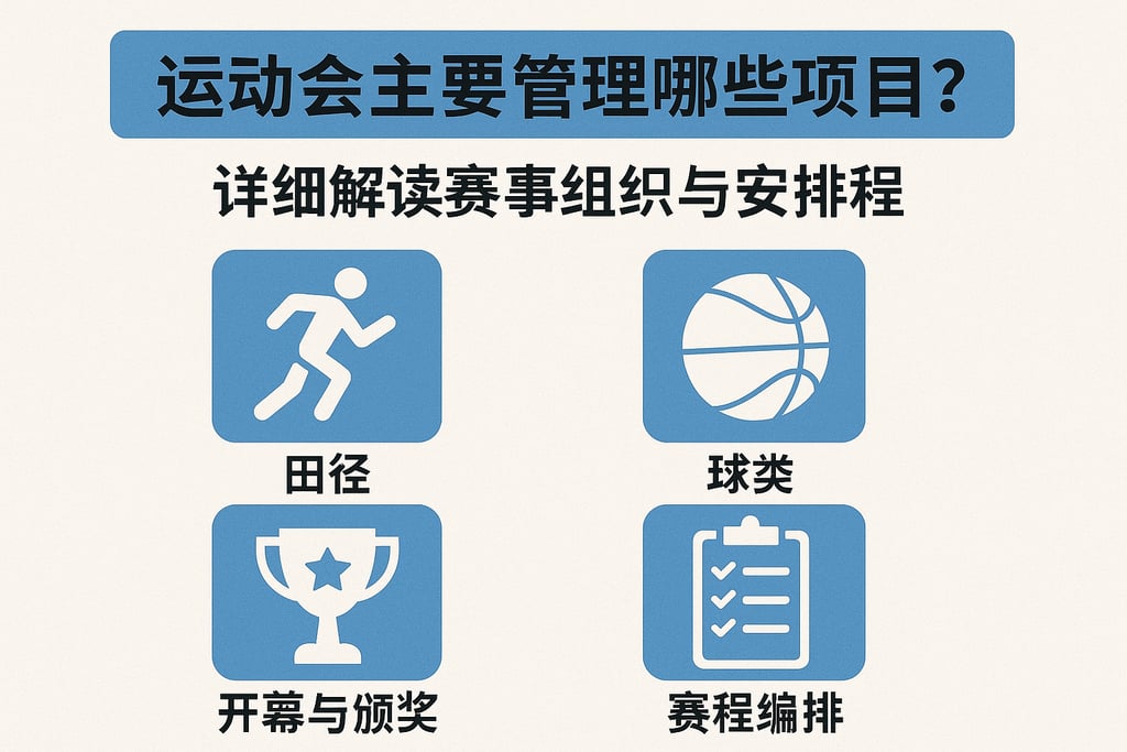 运动会主要管理哪些项目？详细解读赛事组织与安排流程