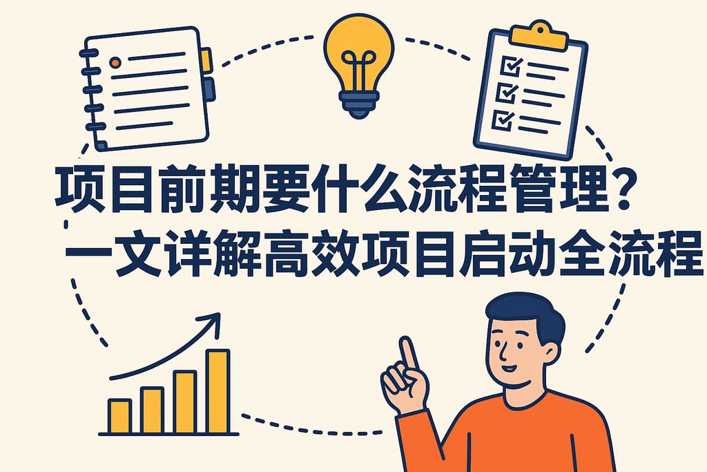 项目前期要什么流程管理？一文详解高效项目启动全流程
