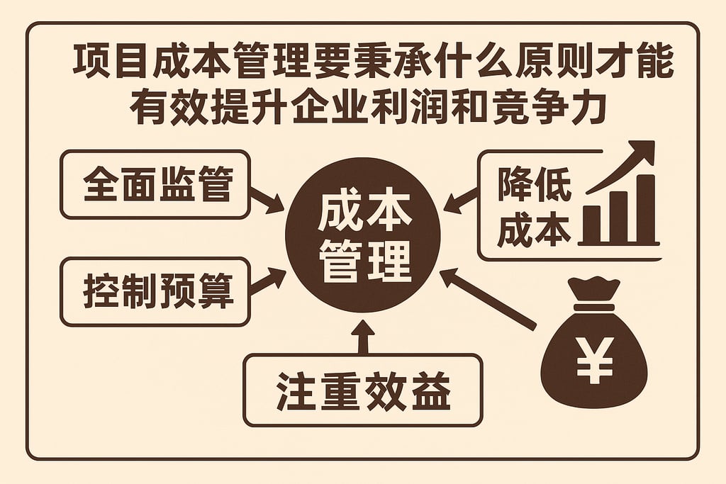 项目成本管理要秉承什么原则才能有效提升企业利润和竞争力