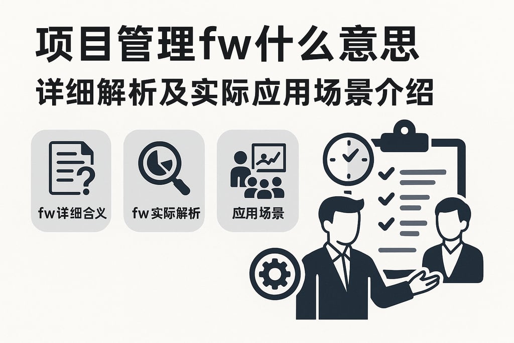 项目管理fw什么意思详细解析及实际应用场景介绍