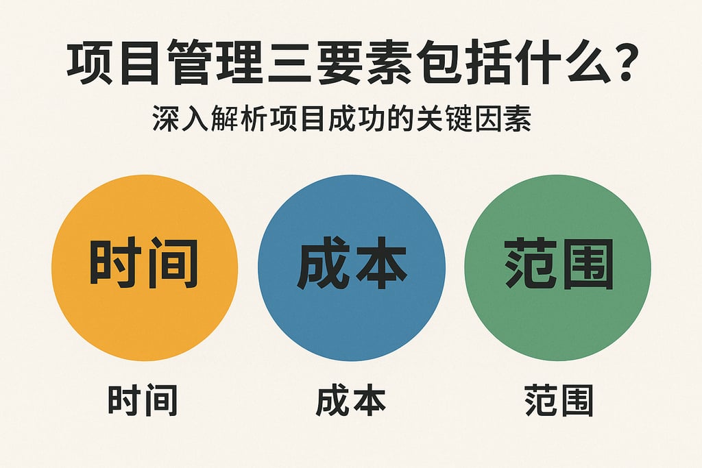 项目管理三要素包括什么？深入解析项目成功的关键因素