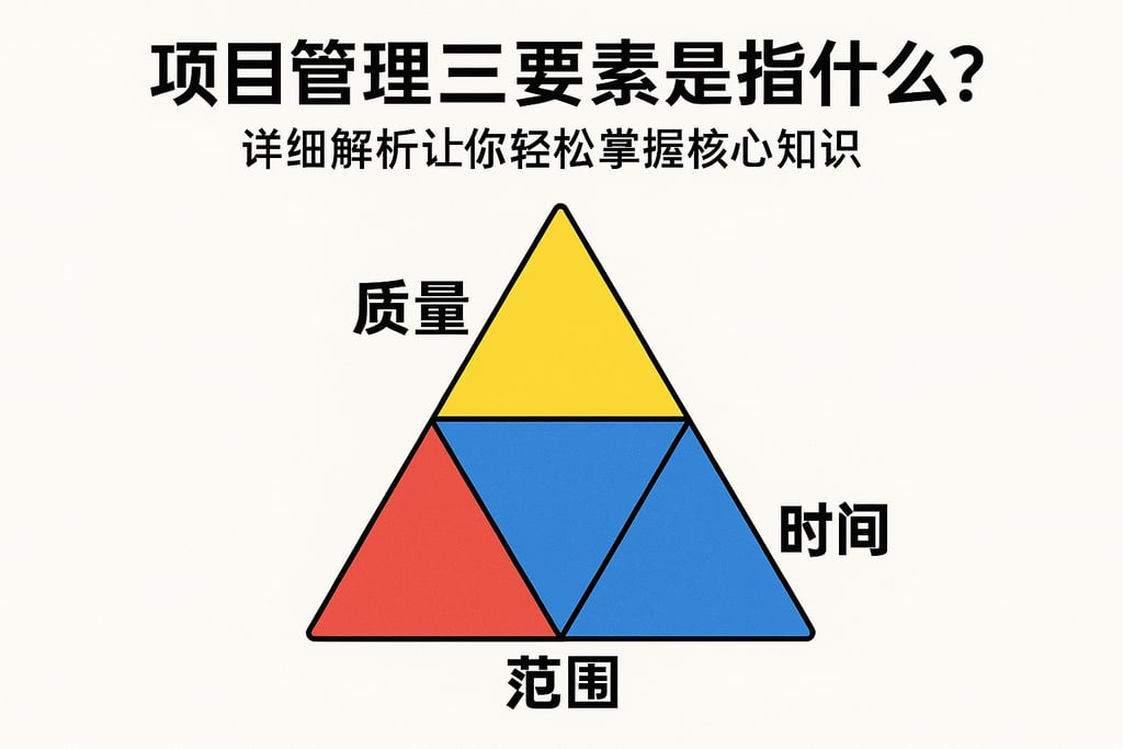 项目管理三要素是指什么？详细解析让你轻松掌握核心知识
