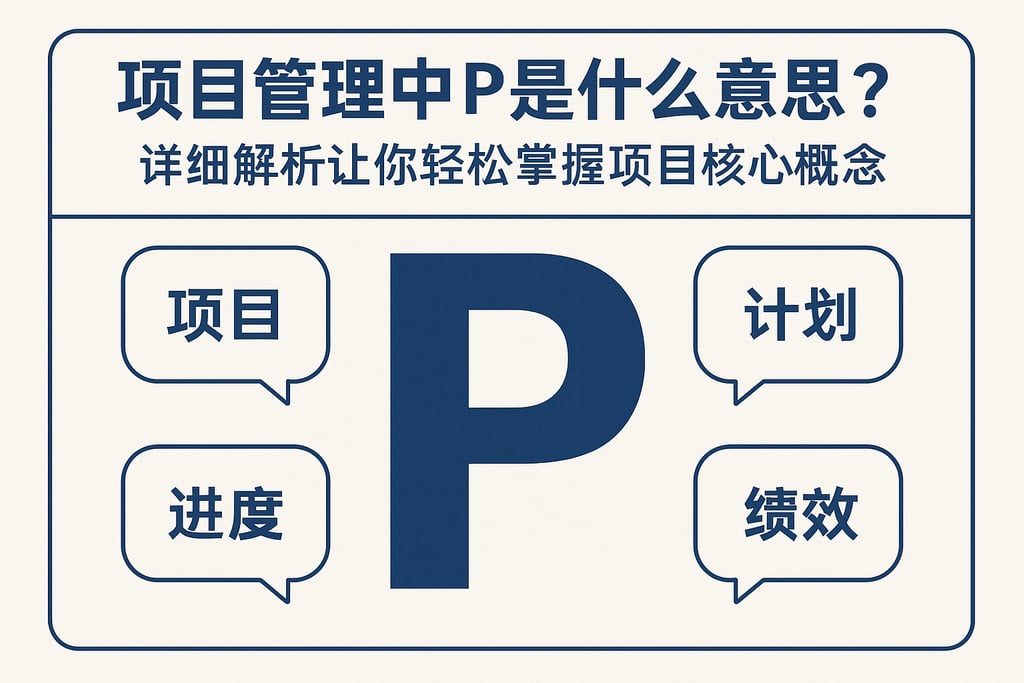 项目管理中p是什么意思？详细解析让你轻松掌握项目核心概念
