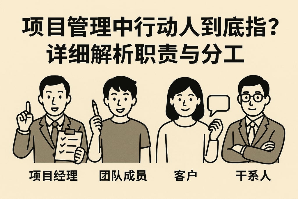 项目管理中行动人到底指的是谁？详细解析职责与分工
