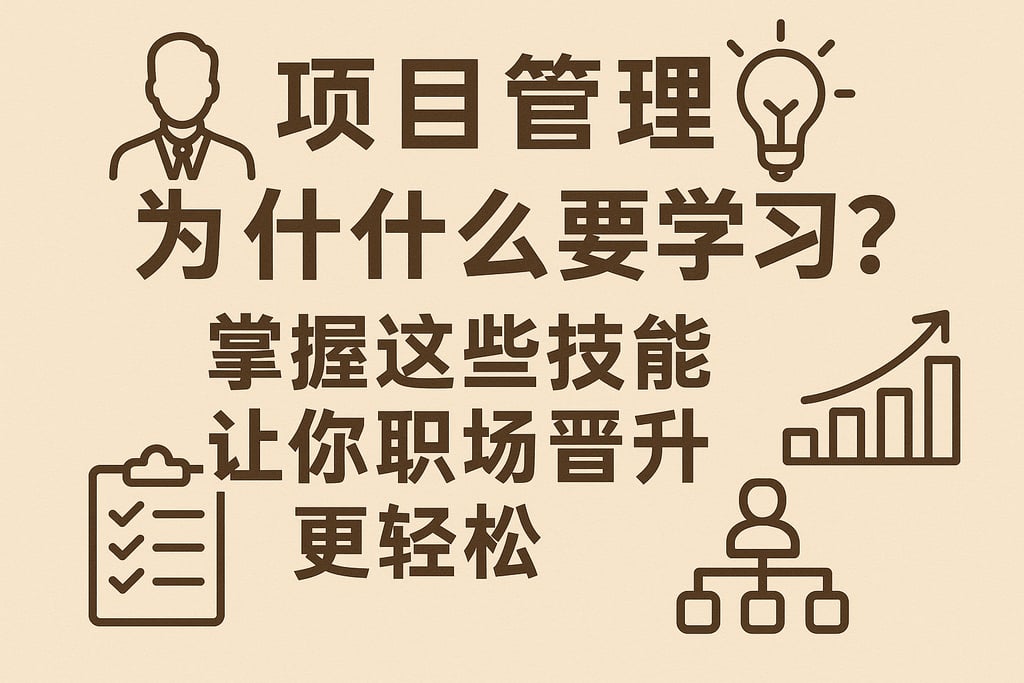 项目管理为什么要学习？掌握这些技能让你职场晋升更轻松