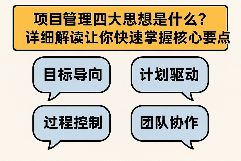 项目管理四大思想是什么？详细解读让你快速掌握核心要点