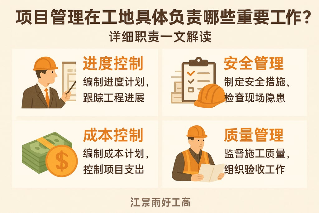 项目管理在工地具体负责哪些重要工作？详细职责一文解读