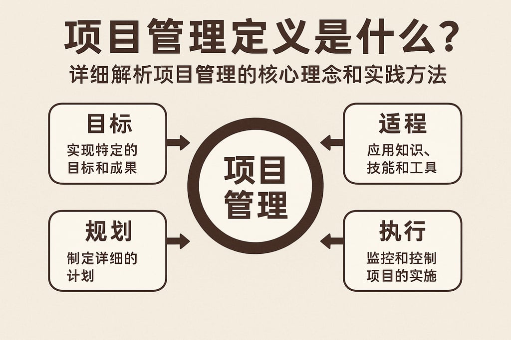 项目管理定义是什么？详细解析项目管理的核心理念和实践方法