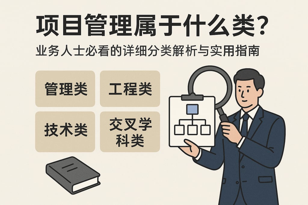 项目管理属于什么类？业务人士必看的详细分类解析与实用指南