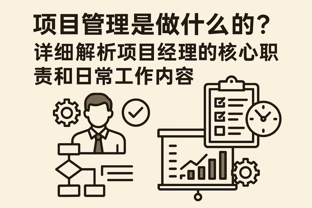 项目管理是做什么的？详细解析项目经理的核心职责和日常工作内容