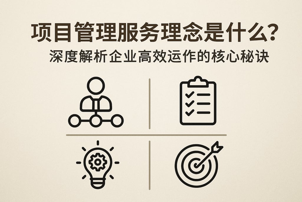 项目管理服务理念是什么？深度解析企业高效运作的核心秘诀