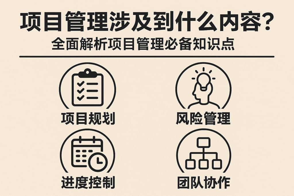 项目管理涉及到什么内容？全面解析项目管理必备知识点