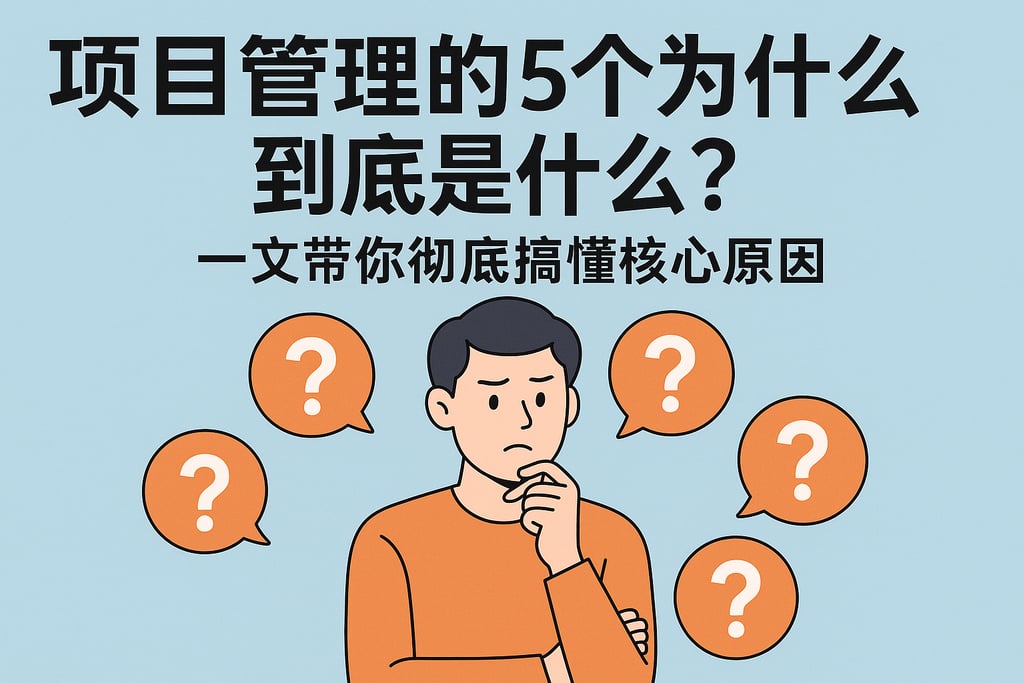 项目管理的5个为什么到底是什么？一文带你彻底搞懂核心原因