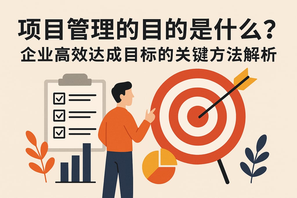 项目管理的目的是什么？企业高效达成目标的关键方法解析