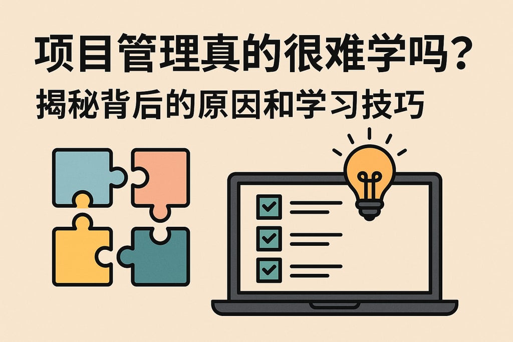 项目管理真的很难学吗？揭秘背后的原因和学习技巧
