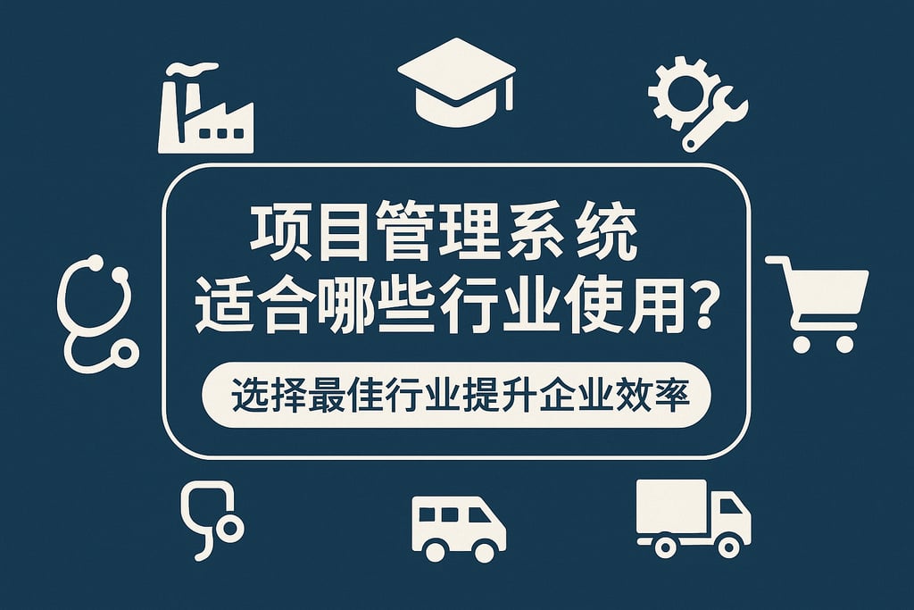 项目管理系统适合哪些行业使用？选择最佳行业提升企业效率