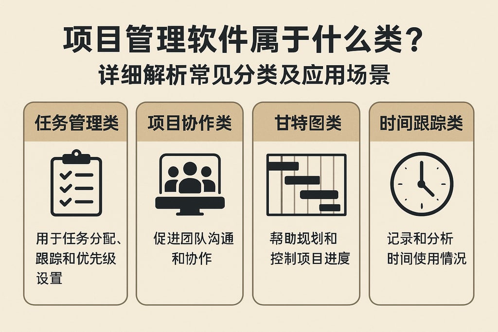 项目管理软件属于什么类？详细解析常见分类及应用场景