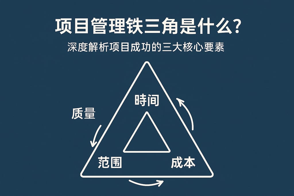 项目管理铁三角是什么？深度解析项目成功的三大核心要素