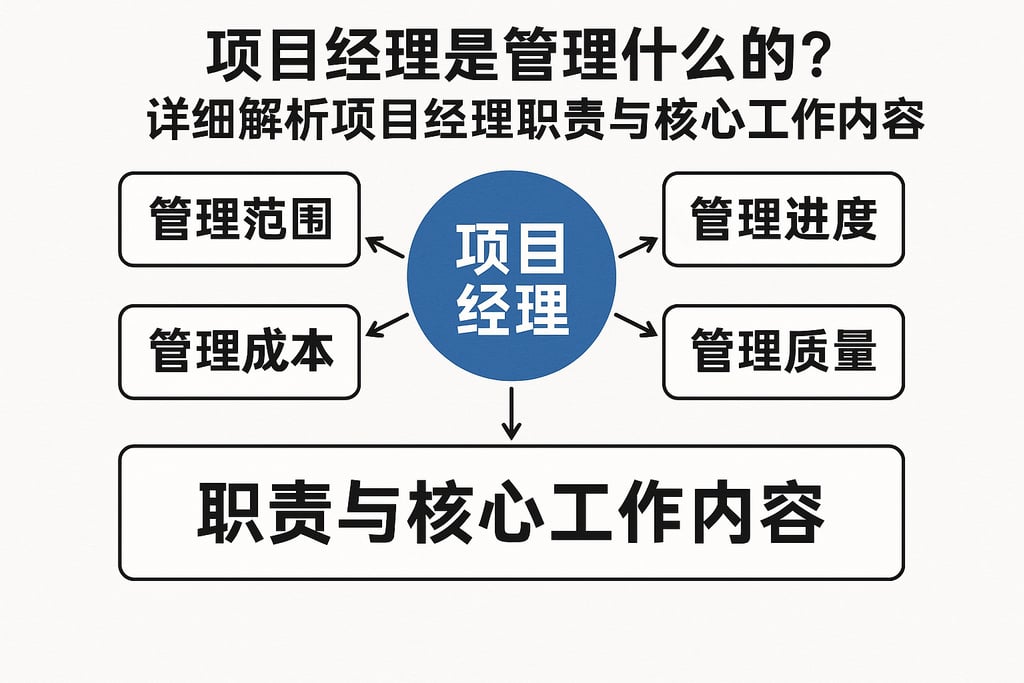 项目经理是管理什么的？详细解析项目经理职责与核心工作内容