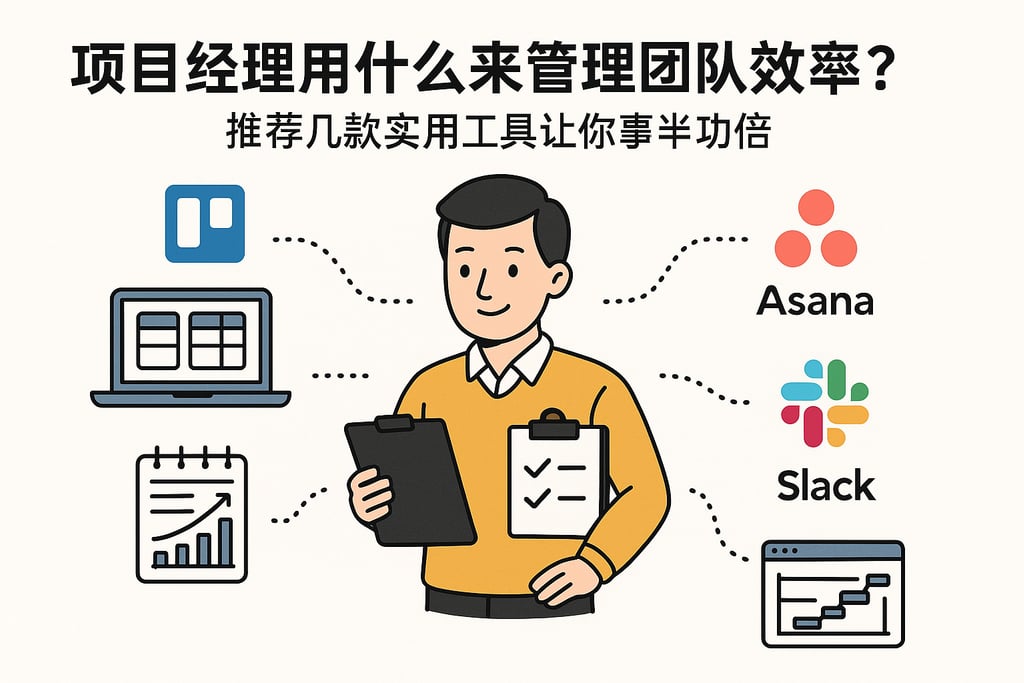 项目经理用什么来管理团队效率？推荐几款实用工具让你事半功倍