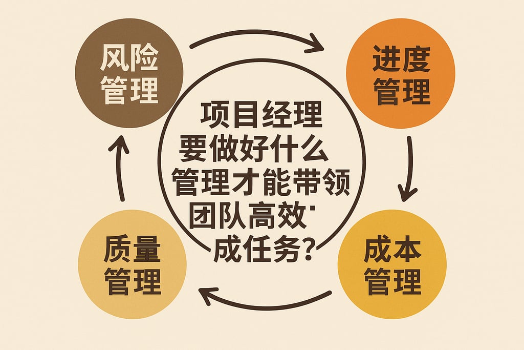 项目经理要做好什么管理才能带领团队高效完成任务？