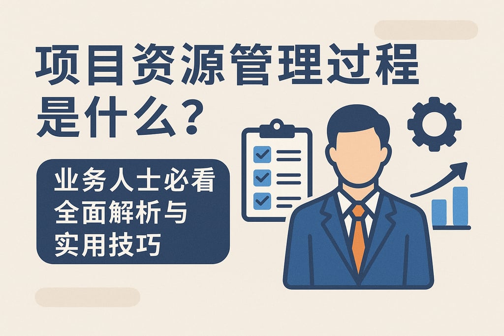 项目资源管理过程是什么？业务人士必看全面解析与实用技巧