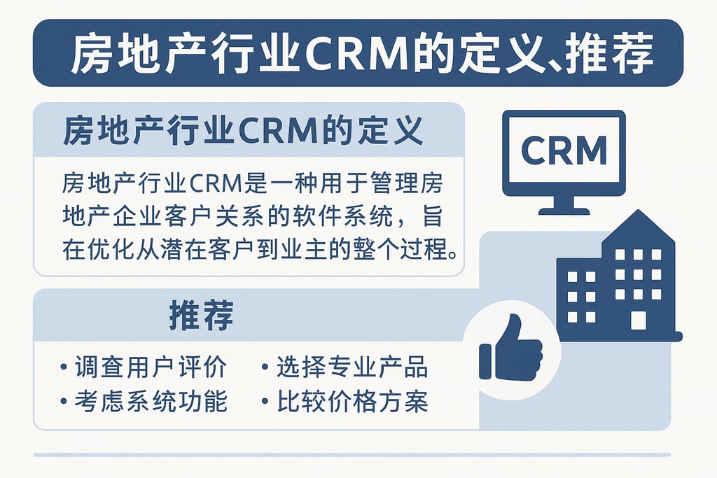 房地产行业crm的定义、推荐