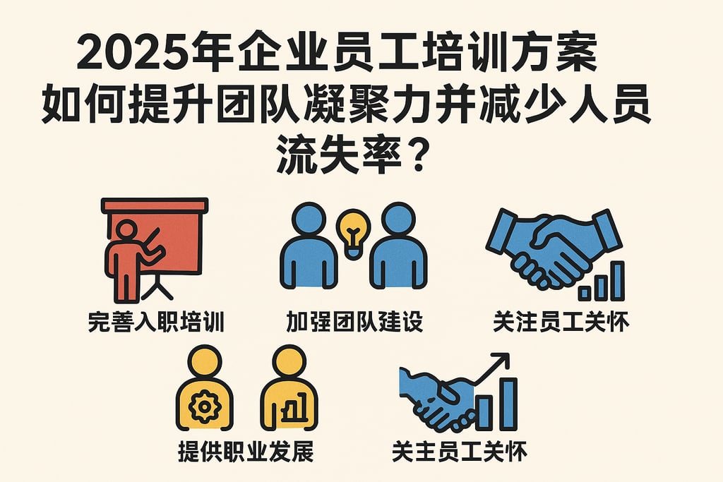 2025年企业员工培训方案如何提升团队凝聚力并减少人员流失率？