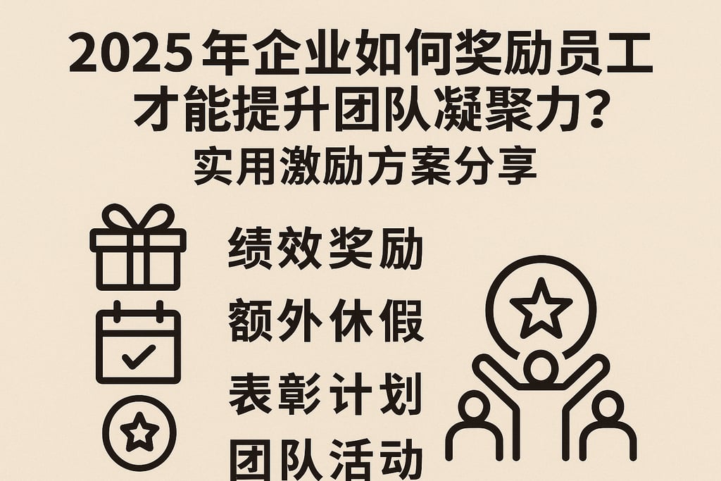 2025年企业如何奖励员工才能提升团队凝聚力？实用激励方案分享