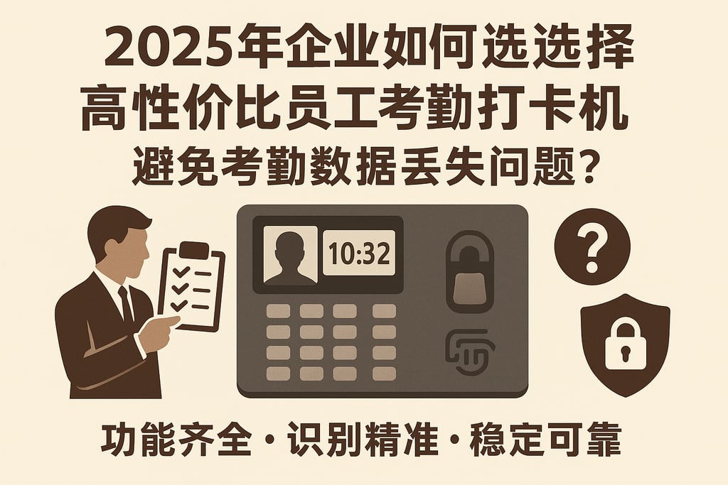2025年企业如何选择高性价比员工考勤打卡机，避免考勤数据丢失问题？